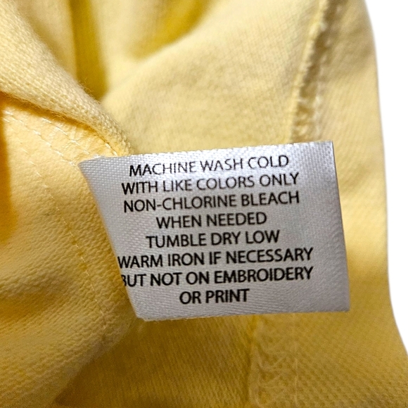 US Polo Assn Mens Short Sleeve Shirt Butter Yellow XL 100% Cotton Classic Fit - Picture 7 of 7